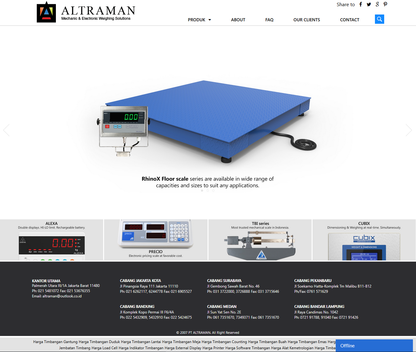 Website PT Alexindo Putra Mandiri